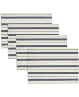 Modern Striped Placemats, 13" x 19"