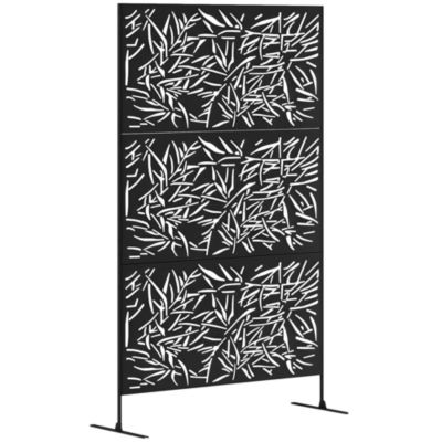 Metal Outdoor Privacy Screen Outdoor Divider Trellis Bamboo