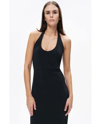 Women's Maxi Dress with Back Accessory