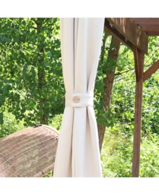 Room-Darkening Curtain Panel with Grommet Top - 52 x 108 in. - Beige