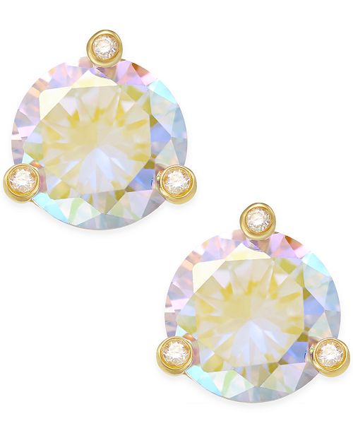 kate spade new york GoldTone Crystal Stud Earrings & Reviews