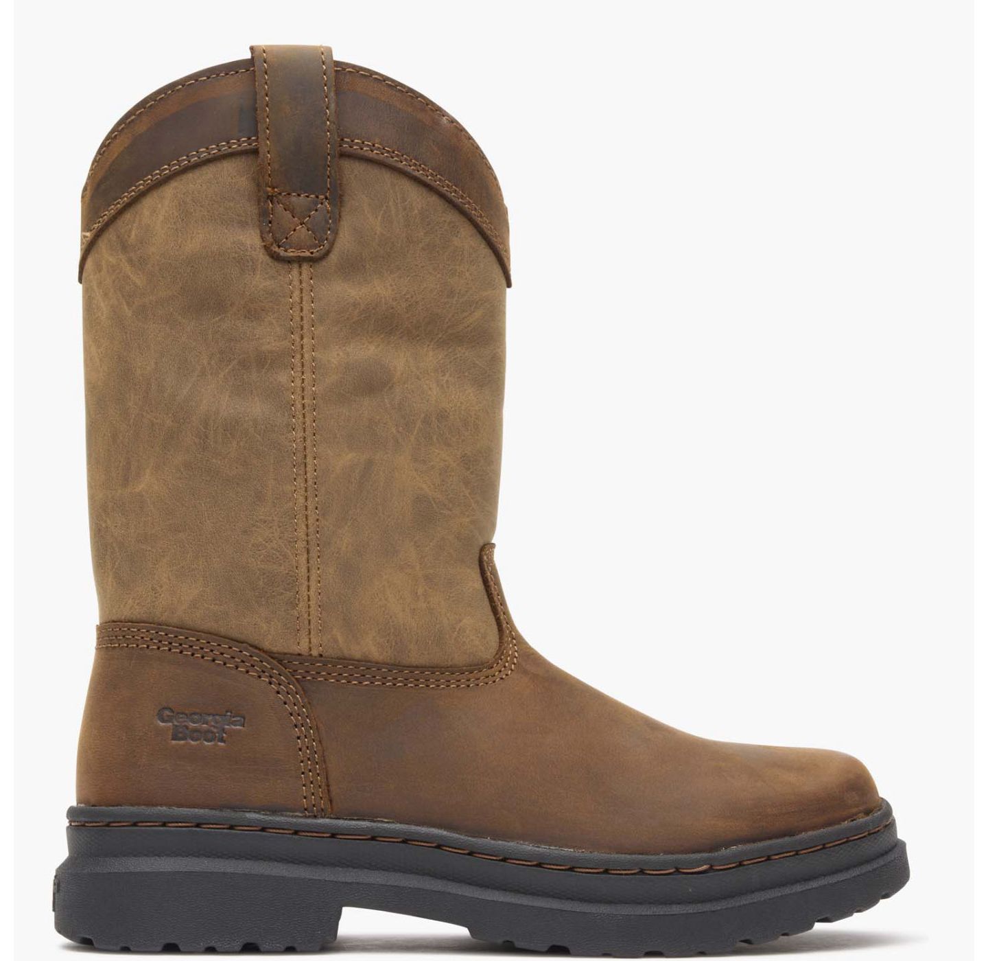 Детские ботинки GEORGIA BOOT Romeo SuperLyte Pull On Boot, цвет: Коричневый — фото 6