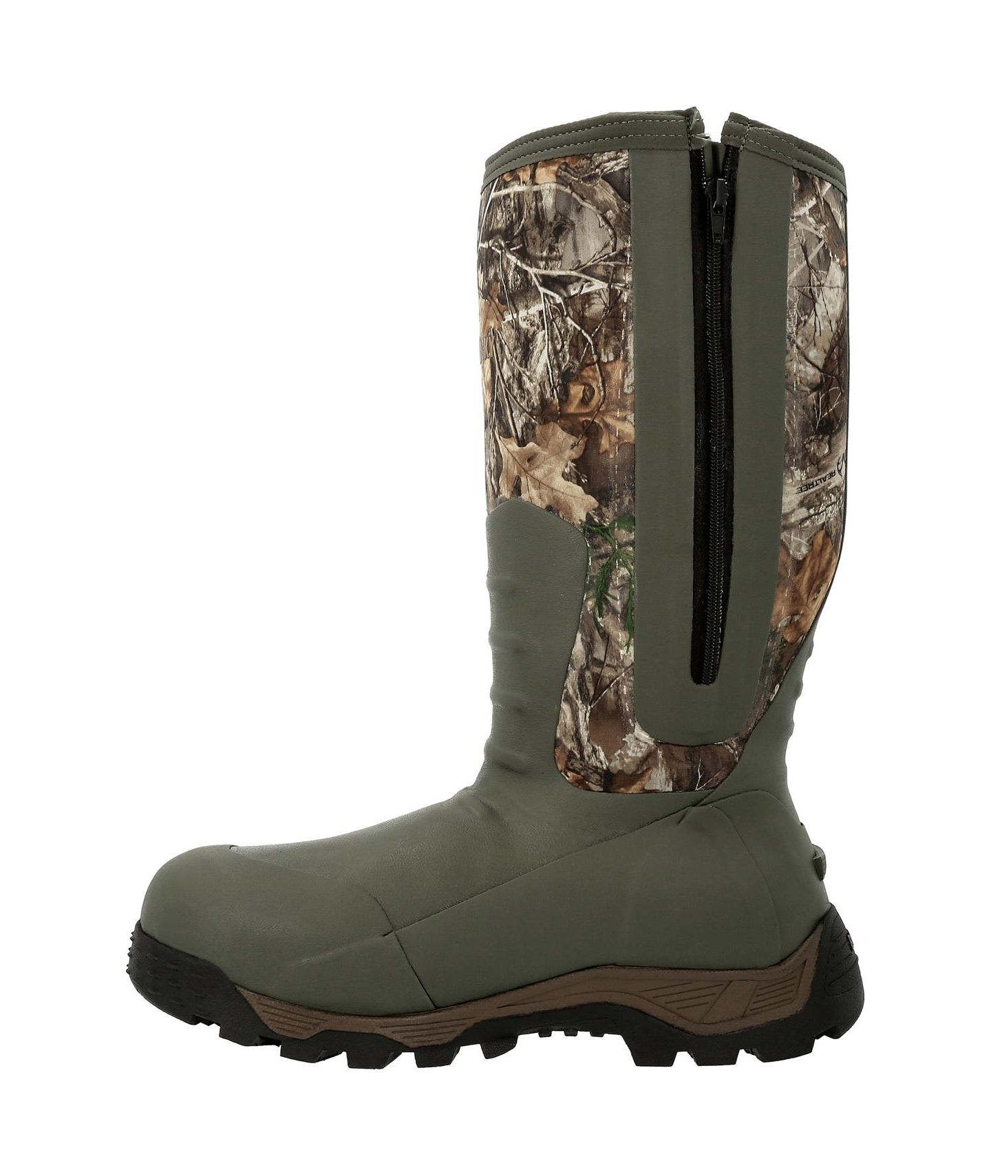 Мужские ботинки ROCKY Sport Pro Rubber 1200G Insulated Waterproof Outdoor Boot, цвет: Realtree Edge — фото 5