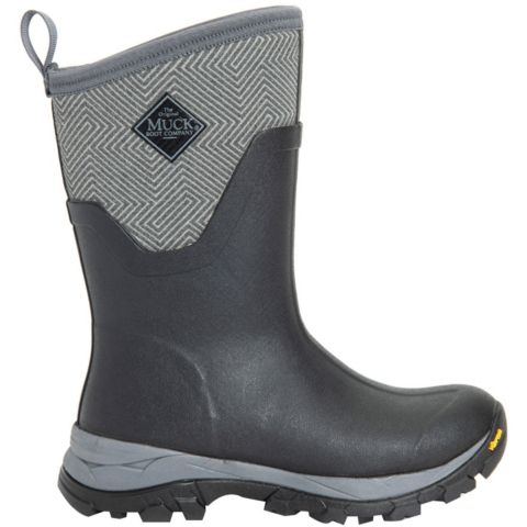 Женские ботинки Muck Arctic Ice Mid с подошвой Vibram Arctic Grip A.T, цвет: Чёрный
