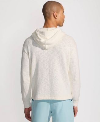 Men's Textural Slub Hoodie Sweater