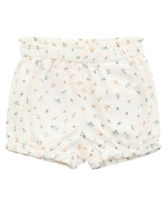 Baby Girls 3-Piece Short Sleeve T-Shirt, Shorts, and Bucket Hat Set