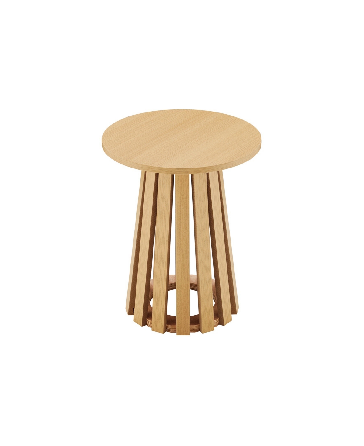 Manhattan Comfort Modern Layla End Table In Brown