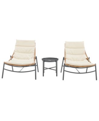 Sunset Modern Upholstered Patio Conversation Set