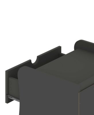 Coney 19.68" Mid-Century Modern 2-Drawer Nightstand