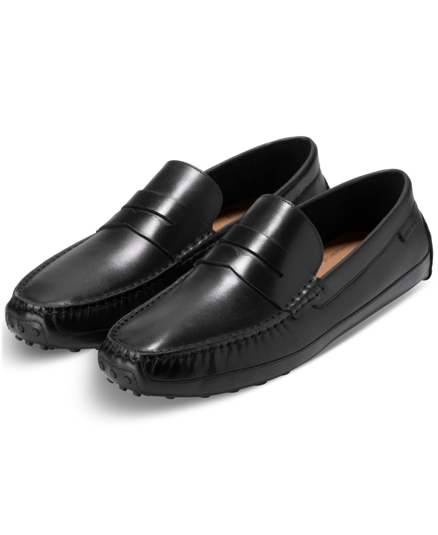 Мужские туфли Cole Haan Davies Grand Slip On Driving, цвет: Чёрный — фото 8