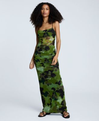 Kenneth Cole - Women's Ruched Bodycon Maxi Dress