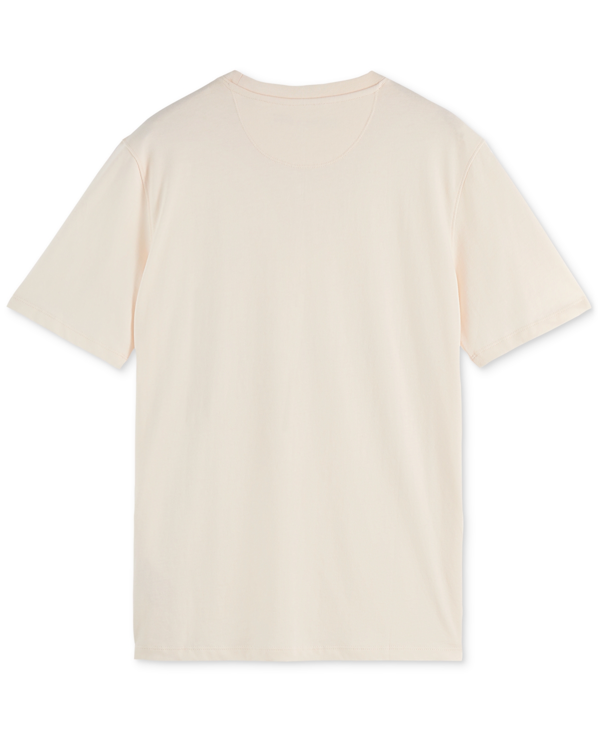 Scotch & Soda Embroidered Logo Organic Cotton Graphic T-shirt In Yellow