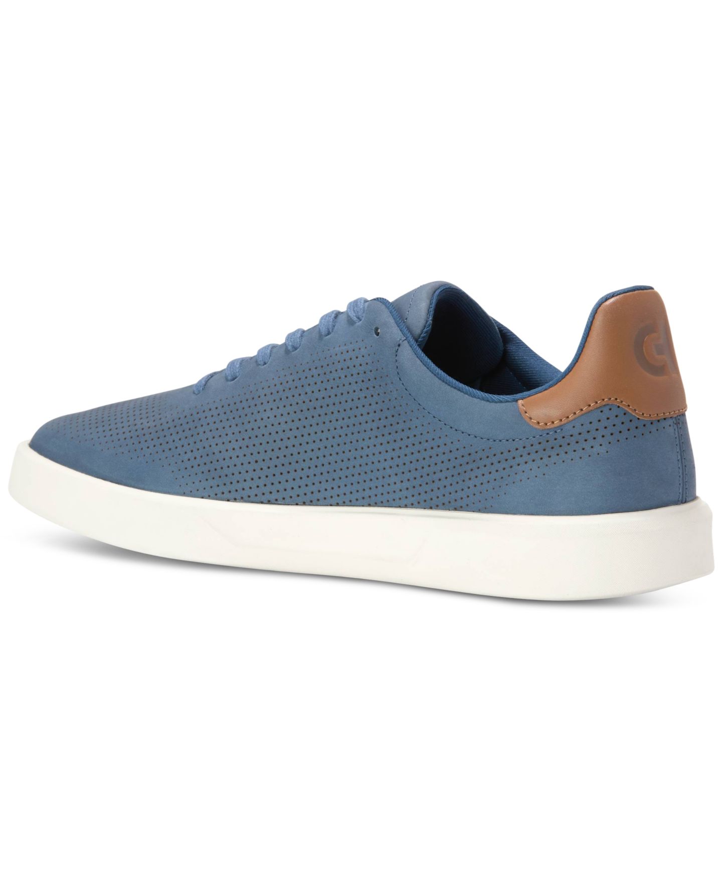 Мужские кроссовки Cole Haan Grand Crosscourt Daily Laser, цвет: Синий нубуковый — фото 3