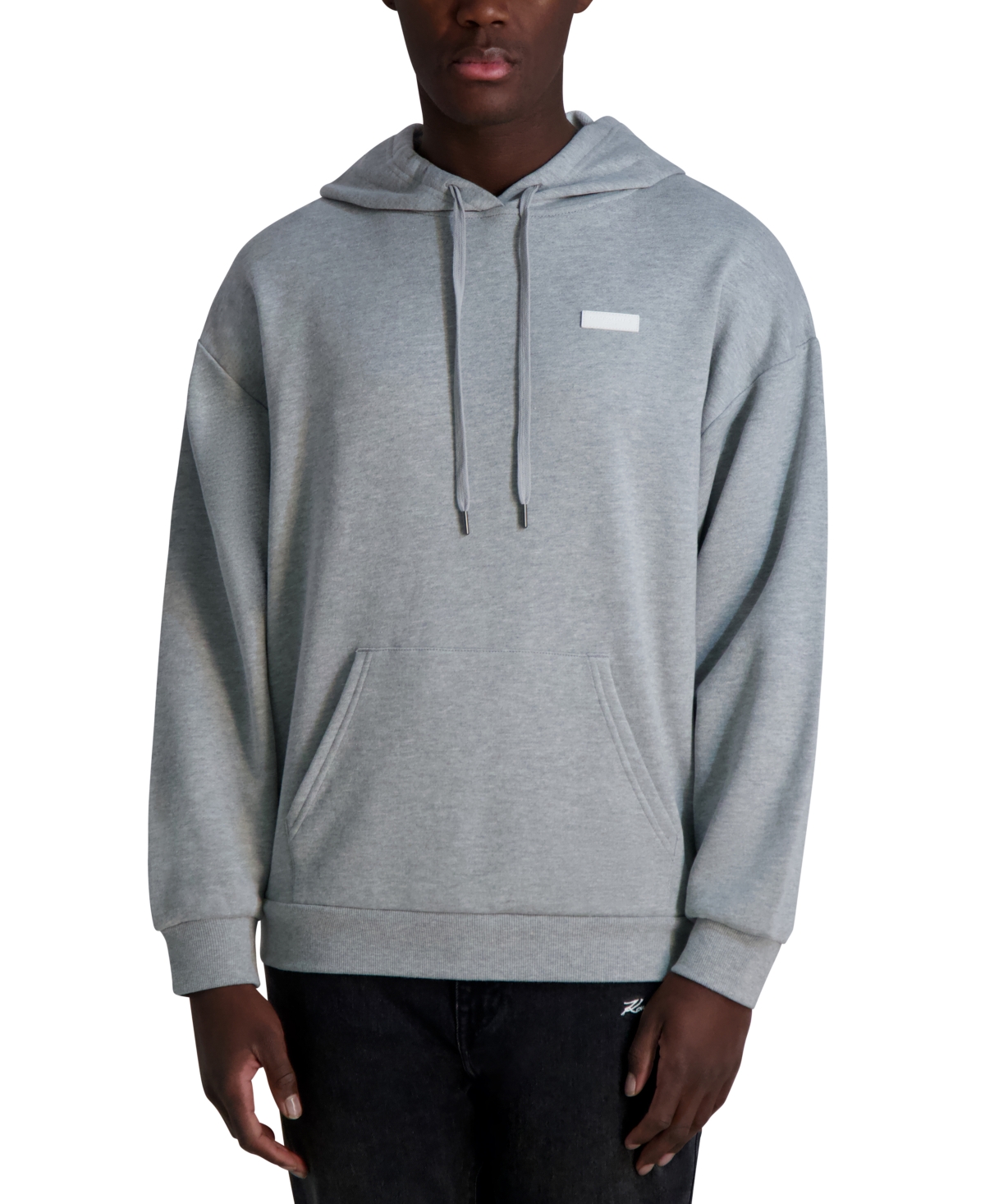 Men's Hooded Logo Sweatshirt - Light gray