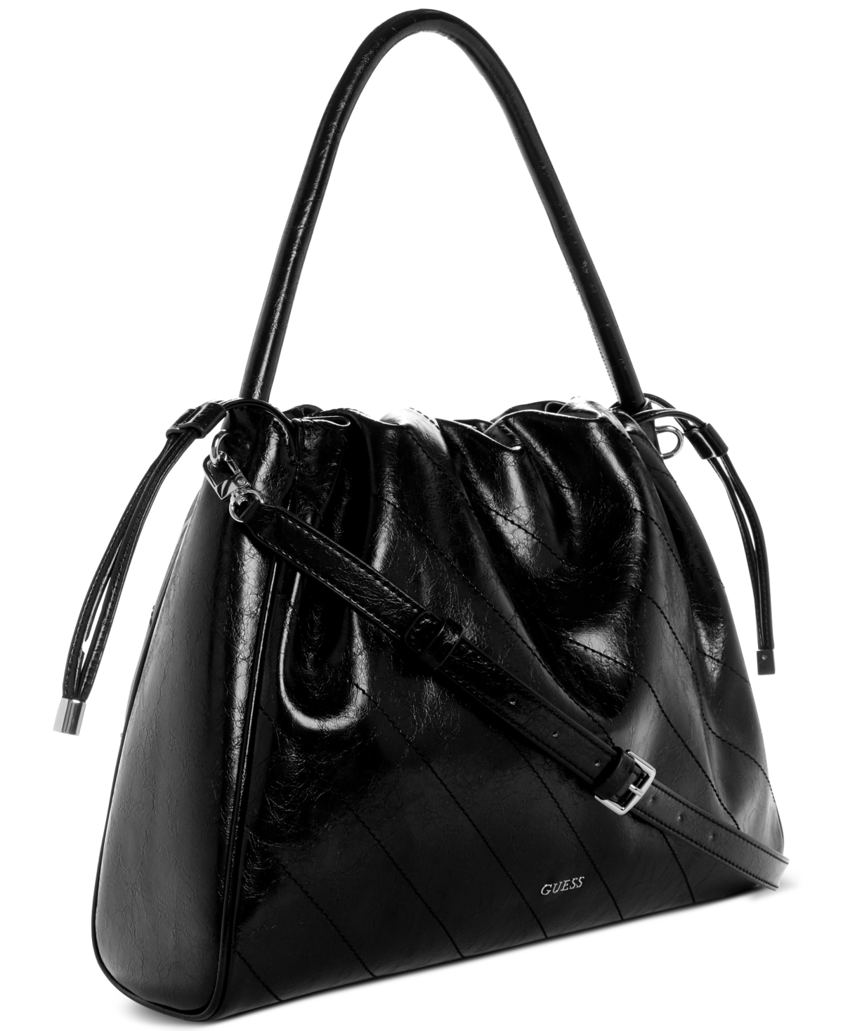 GUESS AMYS DRAWSTRING TOTE BAG 