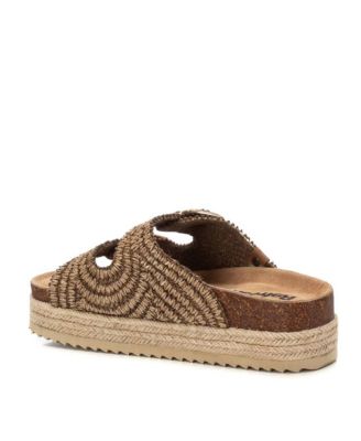 Women's Jute Wrapped Platform Cork Footbed Sandals Refresh Collection