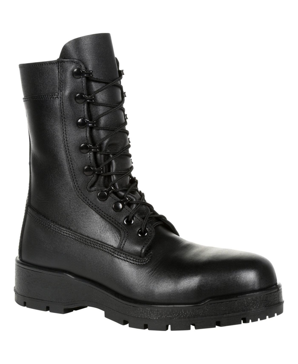 Women's Navy Inspired 9&#x22; Steel Toe Boot