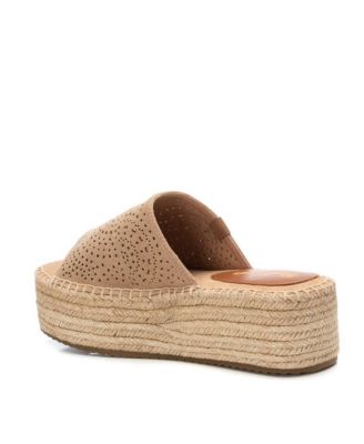 Women's Jute Wrapped Platform Sandals Refresh By Xti