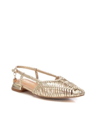 Women's Braided Slingback Flats By XTI