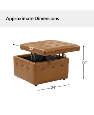 Blanca 87" wide Genuine Leather Sofa with Button Tufted Stitched Pattern