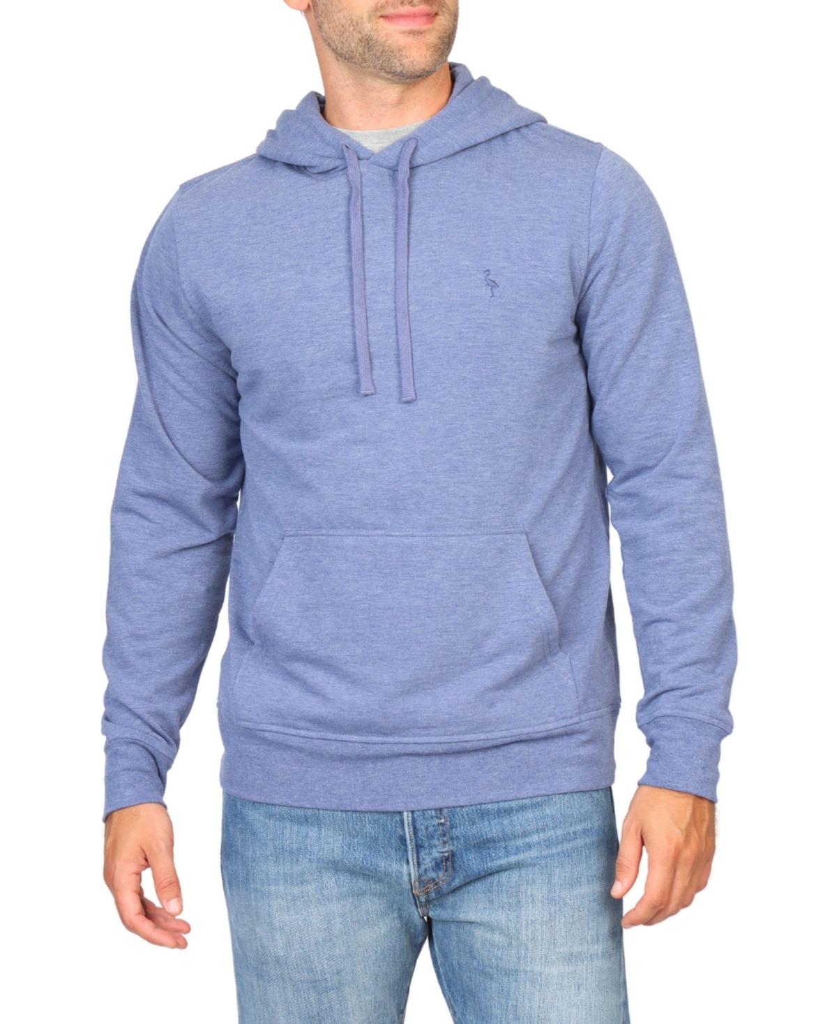 Men's Sueded Fleece Pullover Hoodie - Lt grey heather