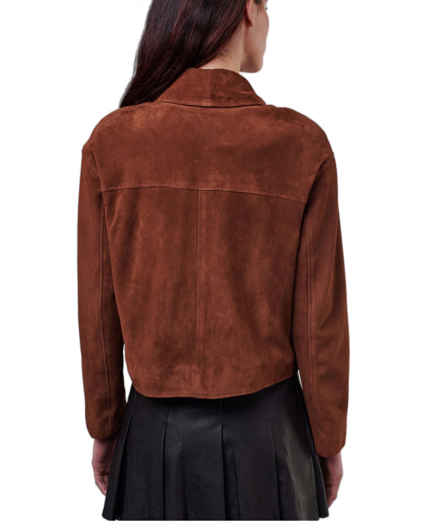 Женская куртка Furniq UK Ella Suede, цвет: Коричневый — фото 3