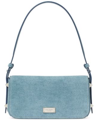 kate spade new york - Liv Denim Suede Shoulder Bag
