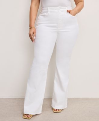 Women's Good Legs High Rise Flare Jeans, Regular & Plus Size
