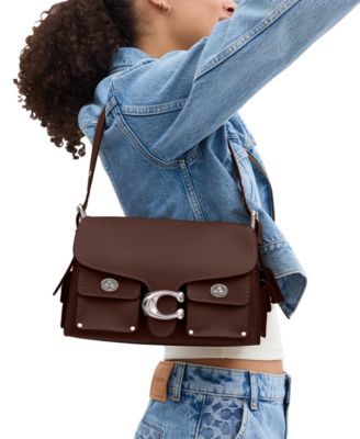 Tabby Turnlock Medium Soft Leather Shoulder Bag 