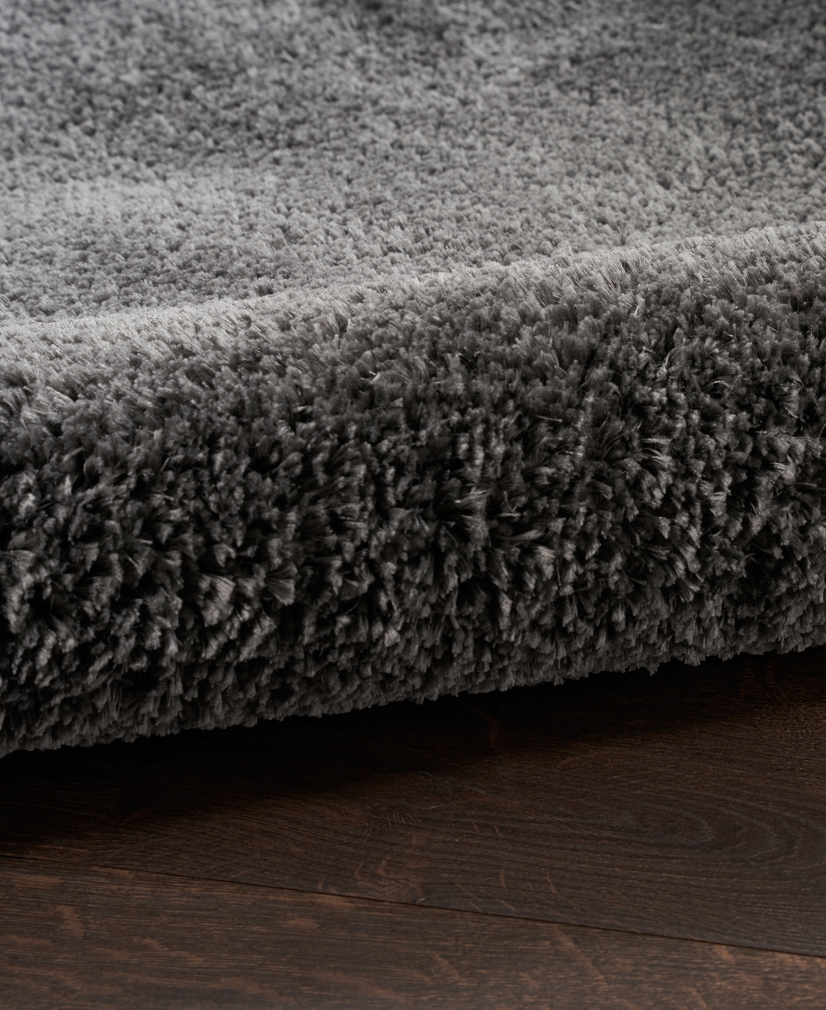 Nourison Home Dreamy Shag Drs05 4'x6' Area Rug In Gray