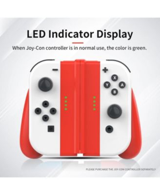 Red Detachable Controller Holder Grip For JOY CON Gamepad Nintend Switch Oled