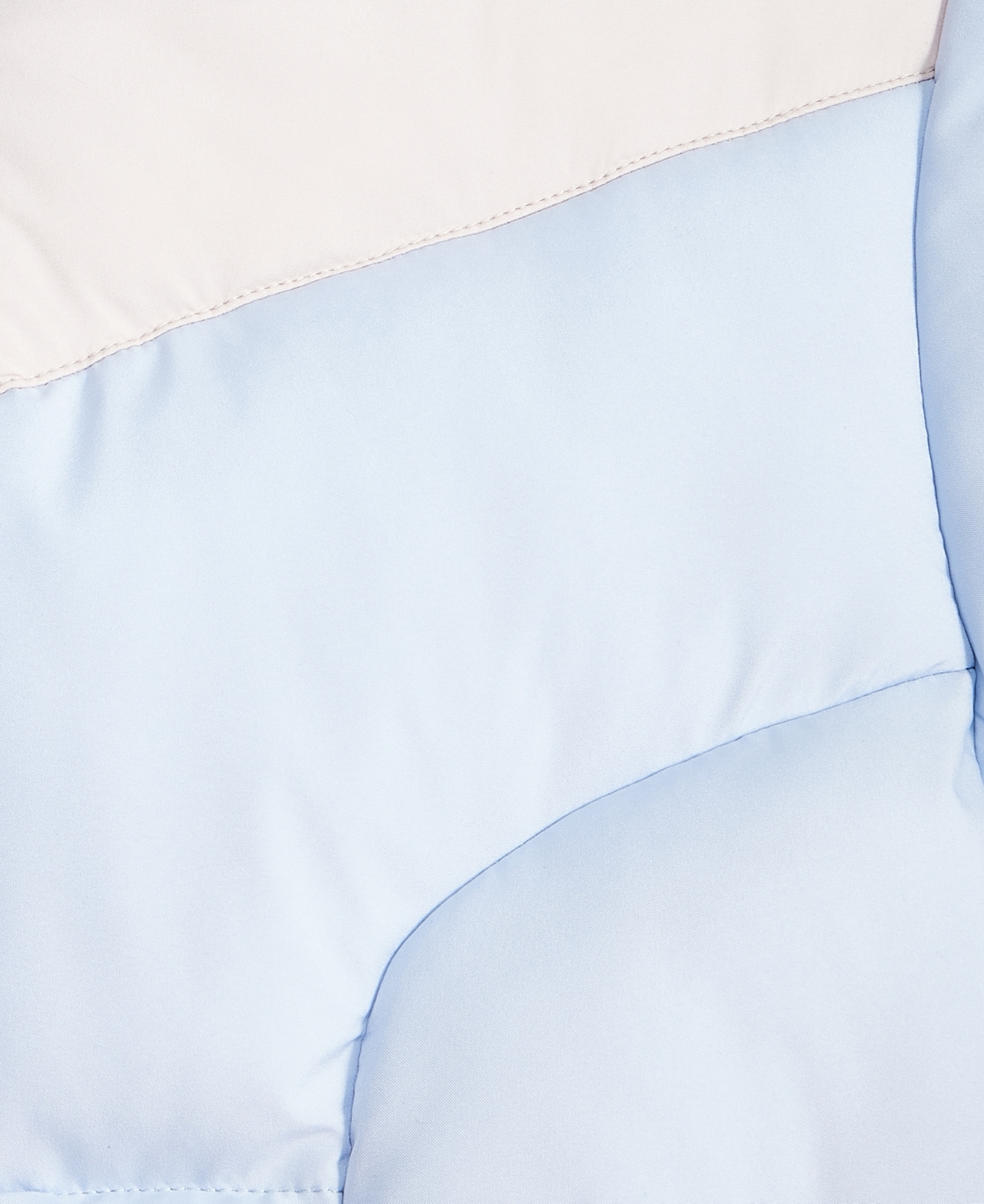 Sam Edelman Big Girls Contrast Yoke Puffer Jacket In Blue