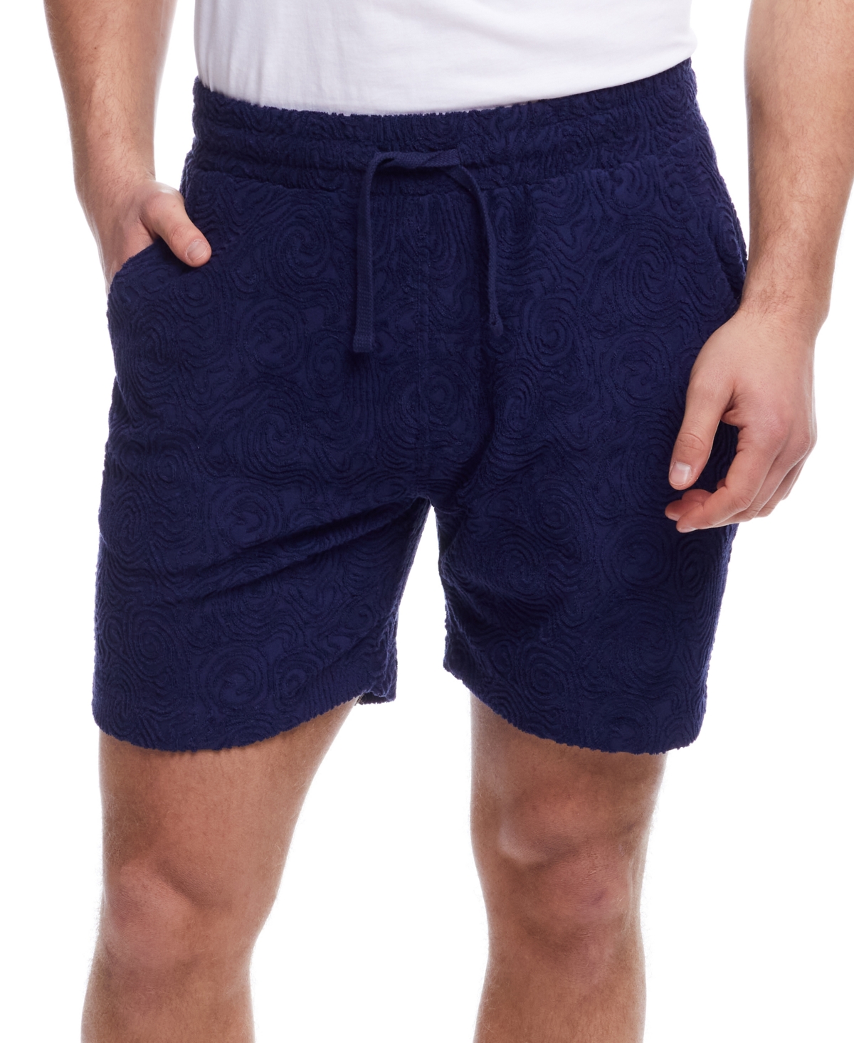 Men's Terry Jacquard 6" Shorts - Navy