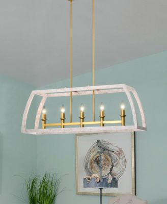 39" Nermin 5-Light Indoor Chandelier
