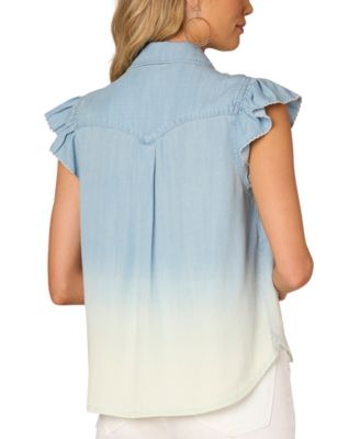 Women's Flutter-Sleeve Shirt