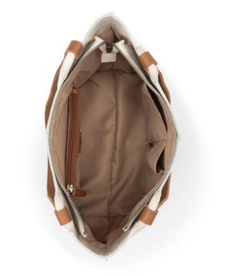 Los Feliz Leather Zipper Satchel Bag