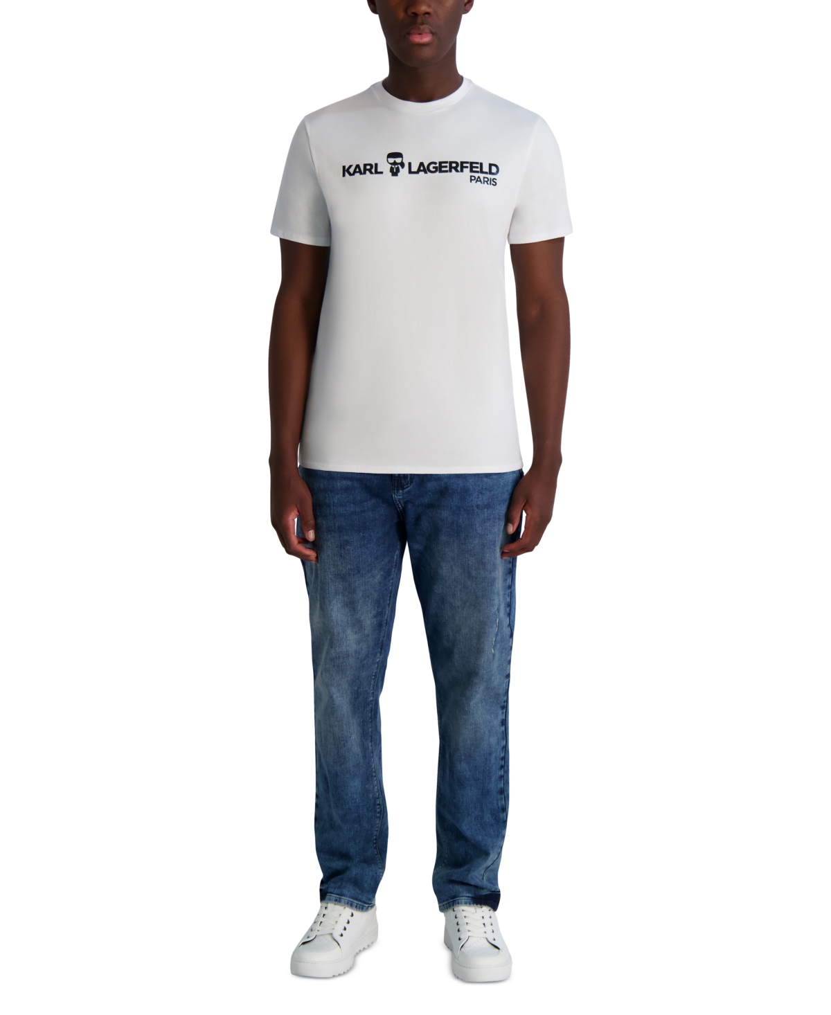 Karl Lagerfeld Men's Core Graphic Logo T-shirt
