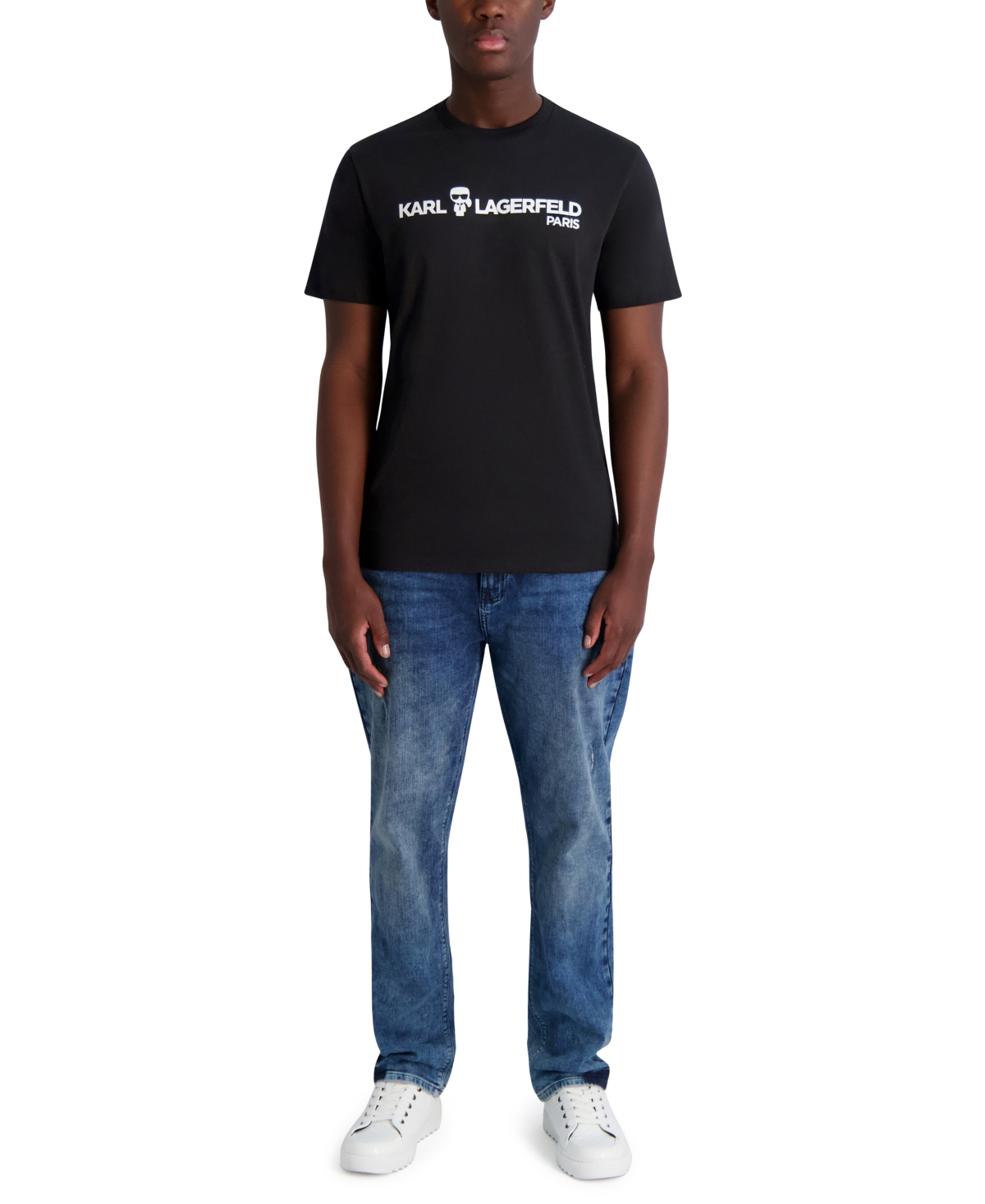 Karl Lagerfeld Men's Core Graphic Logo T-shirt