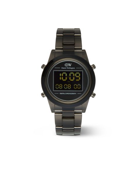 Женские часы Daniel Wellington Chronograph Gray Plastic Watch, 36mm