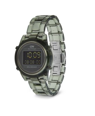 Women's Chronograph Green Plastic Watch, 36mm