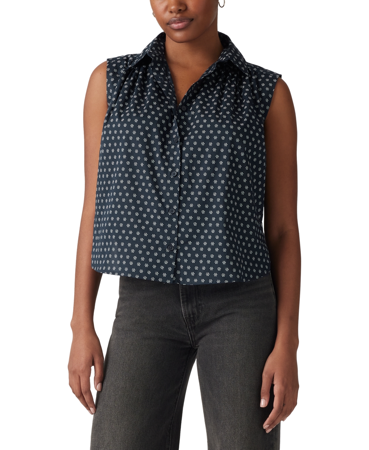 Levi's Women's Gracen Cotton Button-front Blouse