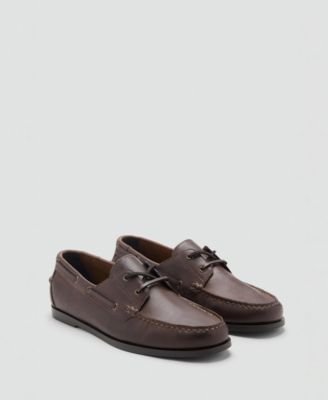 MANGO - Men's Leather Nautical Shoes