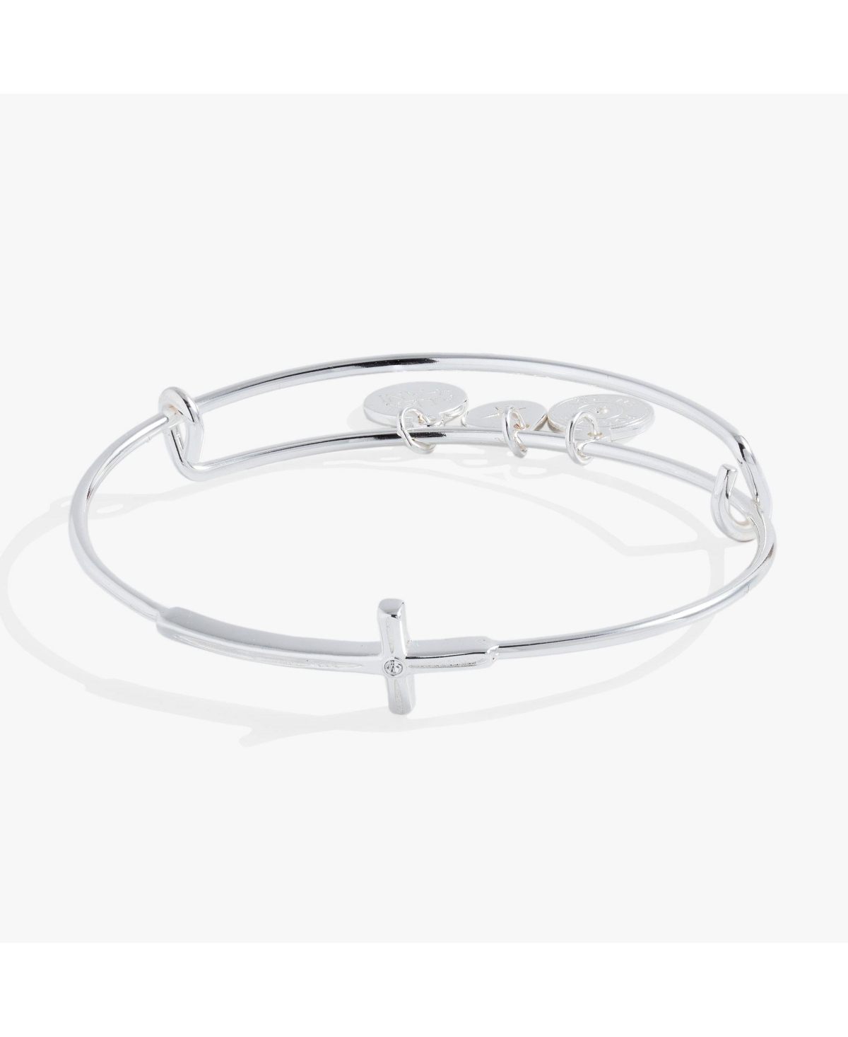 Cross Inline Bangle Bracelet