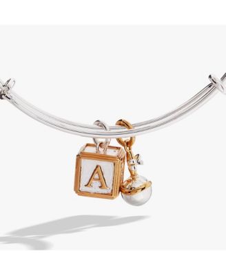 Block Rattle Duo Bangle Bracelet