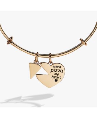 Bangle Bracelet Multi Charm Pizza My Heart