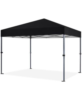 10x10FT Pop-up Canopy with One-Push-To-Lock Setup Mechanism, Beige