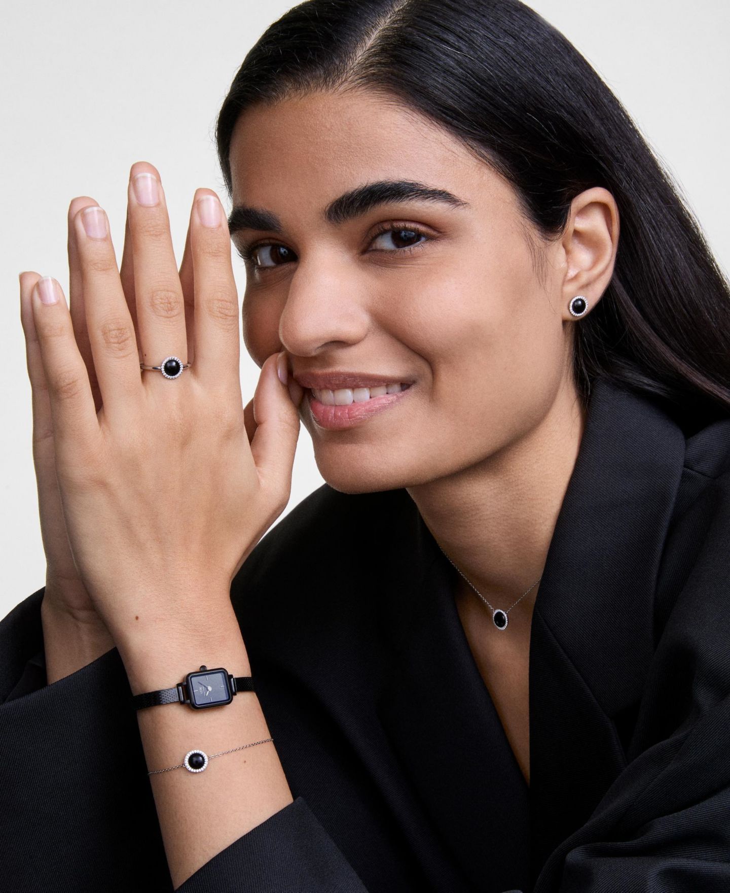 Женские часы Daniel Wellington Analog Black Stainless-Steel, 16mm — фото 5