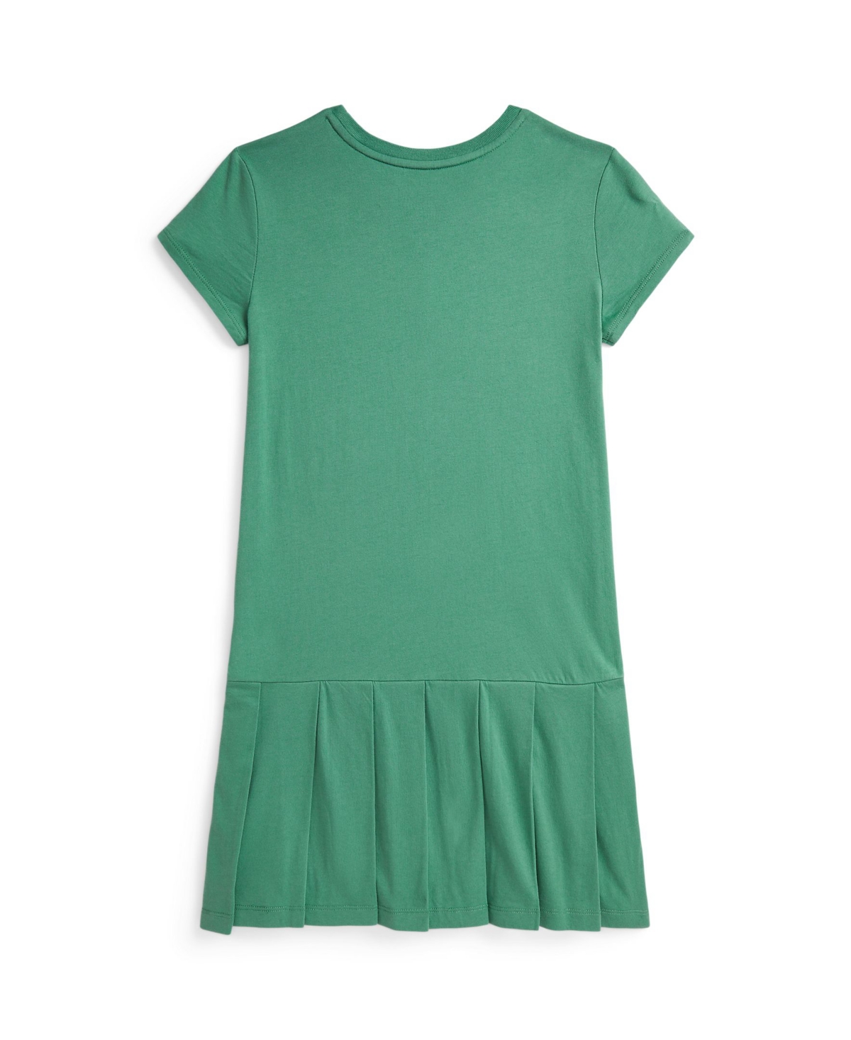 Polo Ralph Lauren Ralph Lauren Big Pony Pleated Cotton Jersey Dress