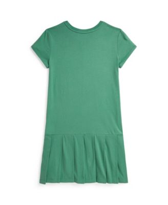 Big Girls Big Pony Pleated Jersey Dress