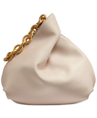 Lawrence Leather Wristlet with Chain Strap